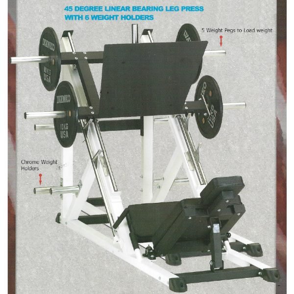 45 Degree Linear Leg Press Machine